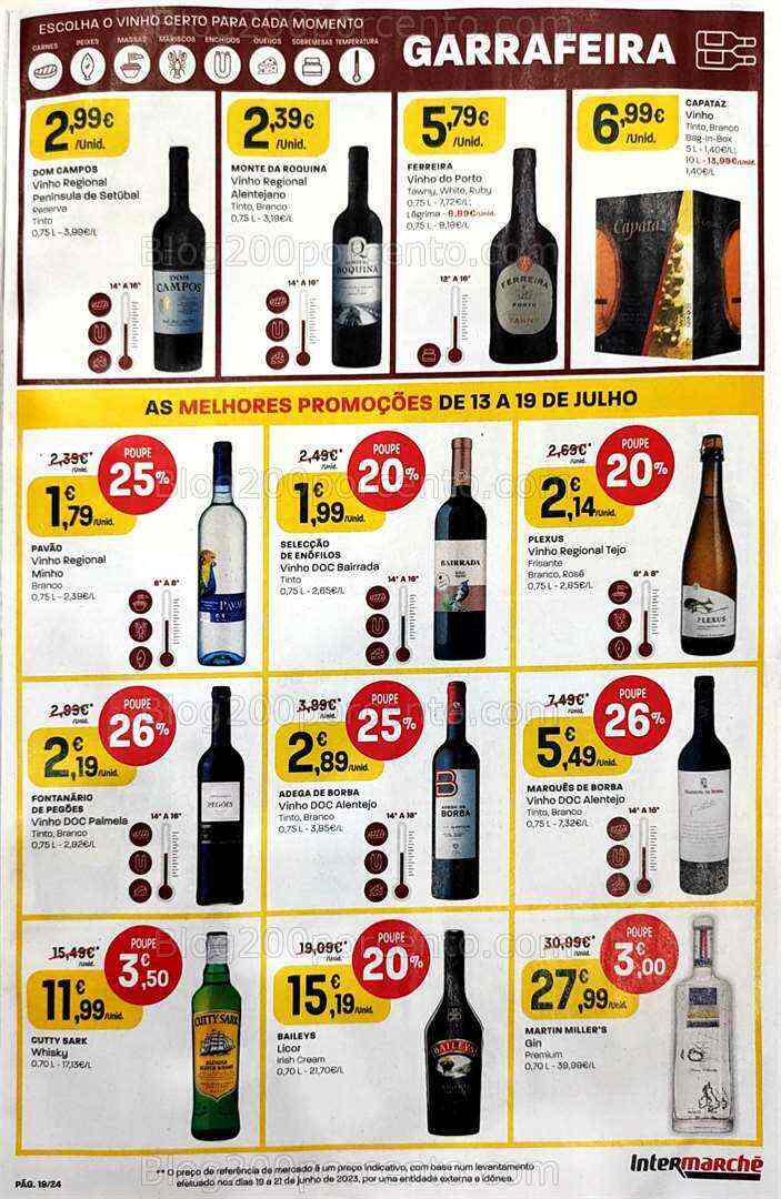 Antevisão Folheto INTERMARCHÉ Promoções de 13 a 19 julho