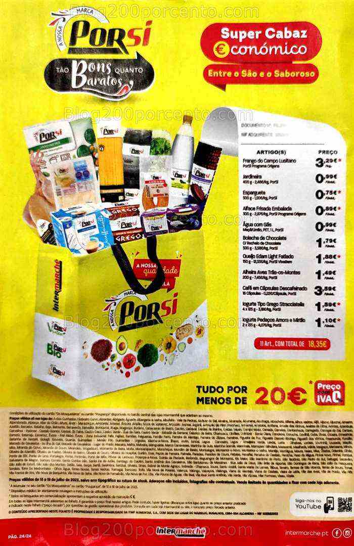 Antevisão Folheto INTERMARCHÉ Promoções de 13 a 19 julho