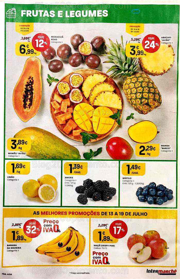 Antevisão Folheto INTERMARCHÉ Promoções de 13 a 19 julho
