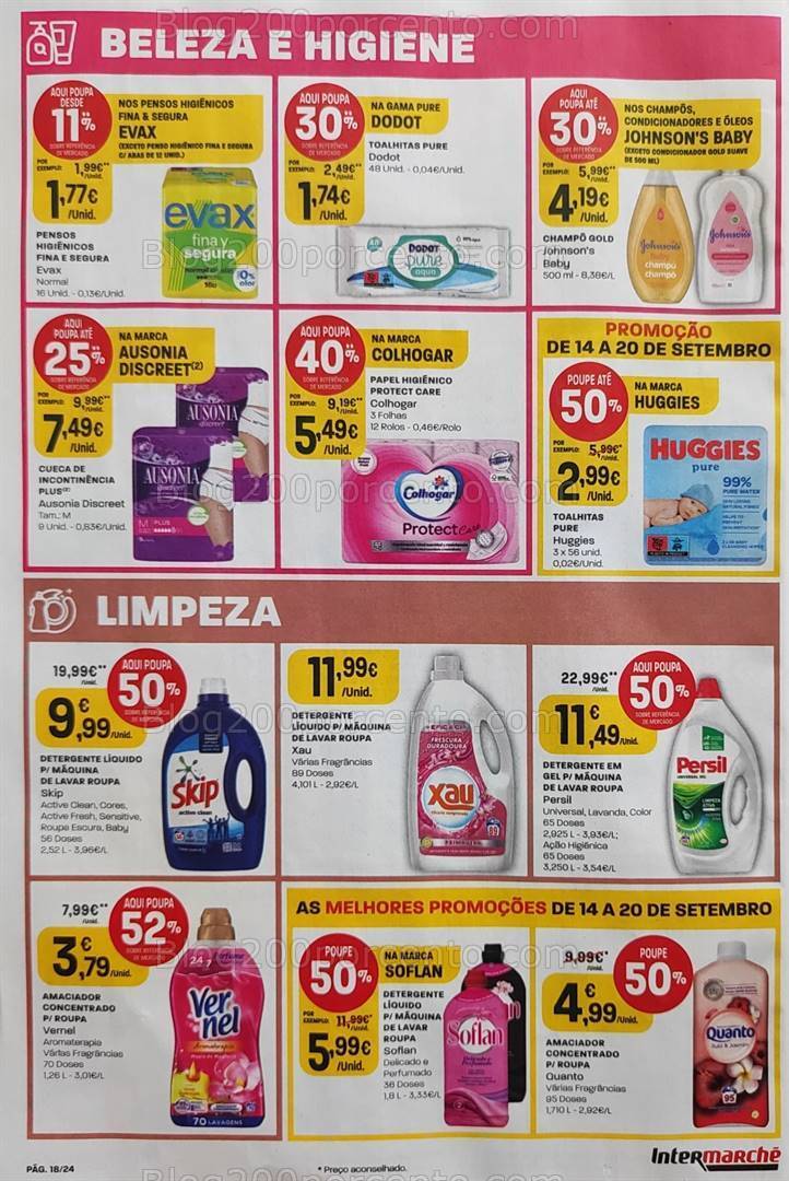 Antevisão Folheto INTERMARCHÉ Promoções de 14 a 20 setembro