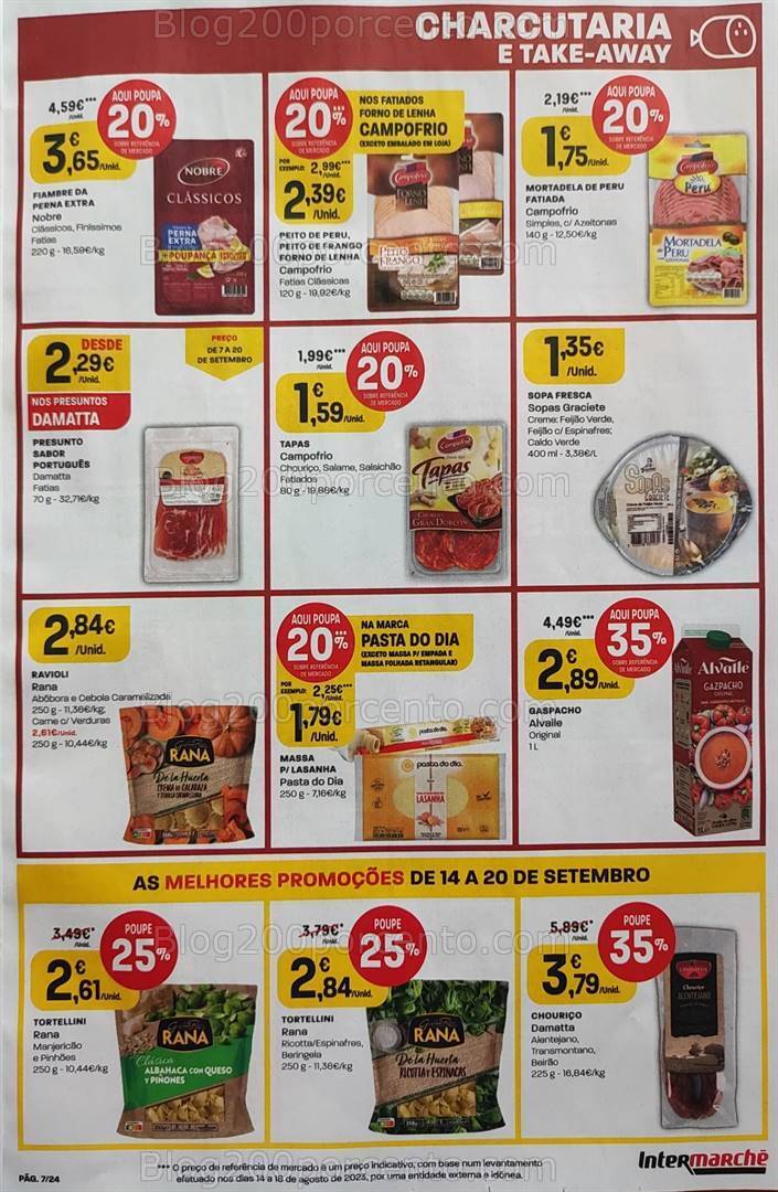 Antevisão Folheto INTERMARCHÉ Promoções de 14 a 20 setembro
