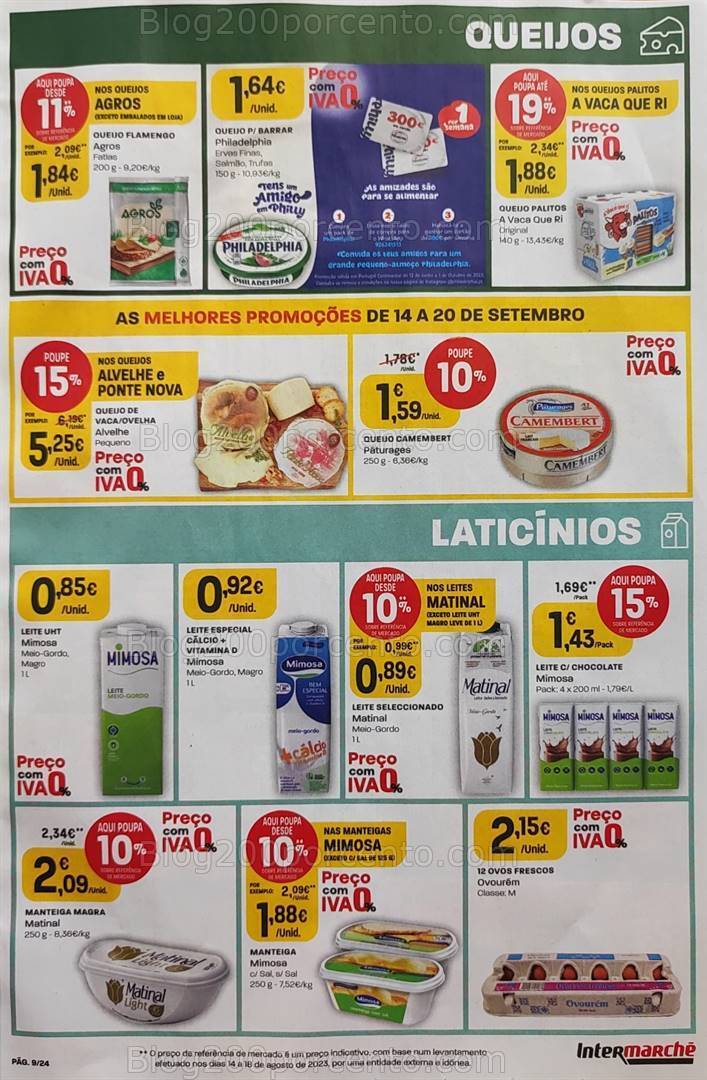 Antevisão Folheto INTERMARCHÉ Promoções de 14 a 20 setembro