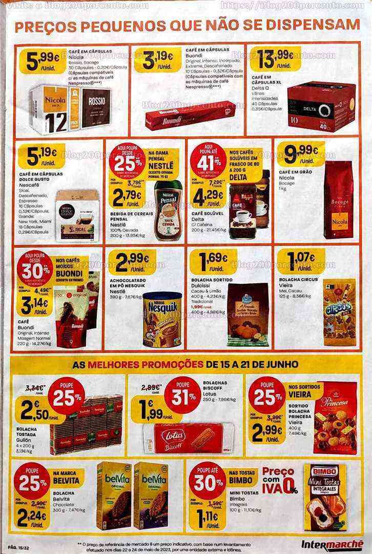 Antevisão Folheto INTERMARCHÉ Promoções de 15 a 21 junho