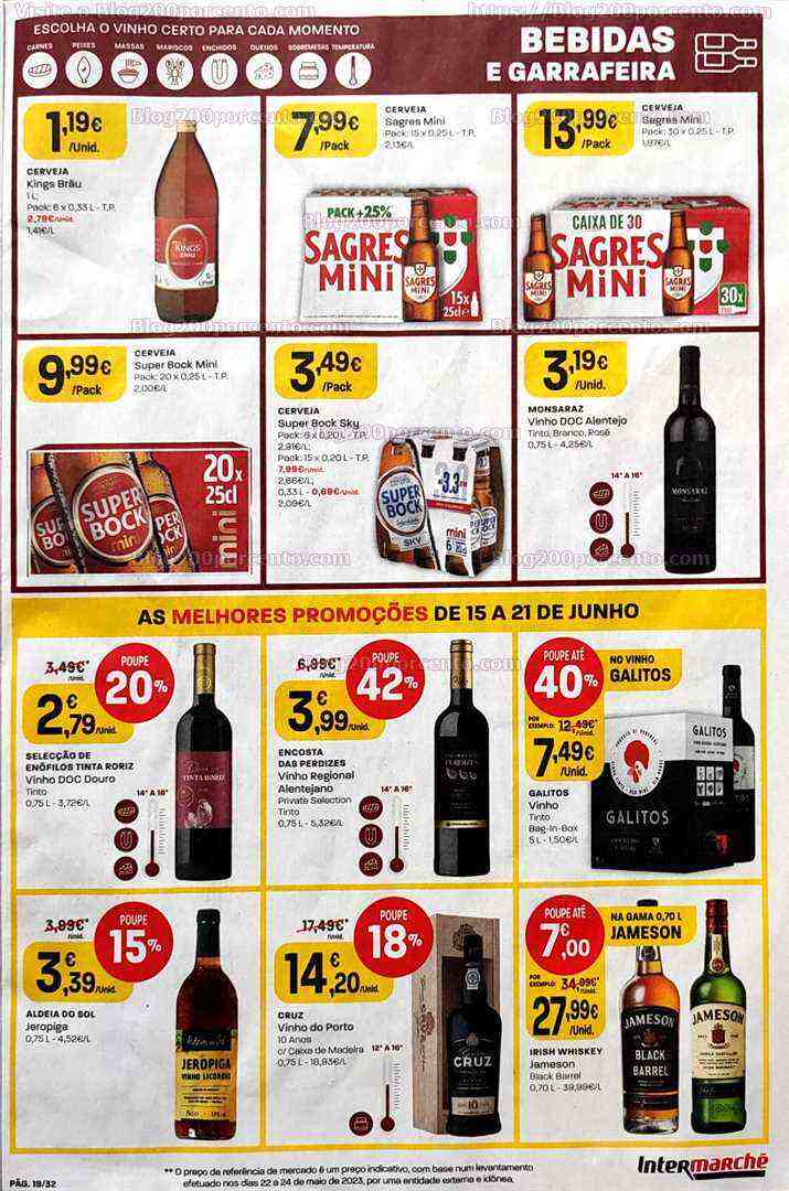 Antevisão Folheto INTERMARCHÉ Promoções de 15 a 21 junho