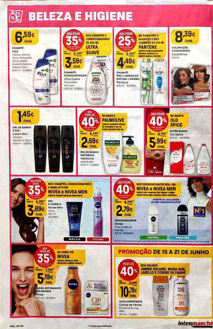 Antevisão Folheto INTERMARCHÉ Promoções de 15 a 21 junho