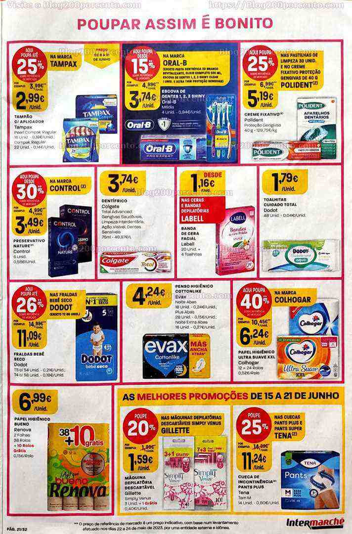 Antevisão Folheto INTERMARCHÉ Promoções de 15 a 21 junho