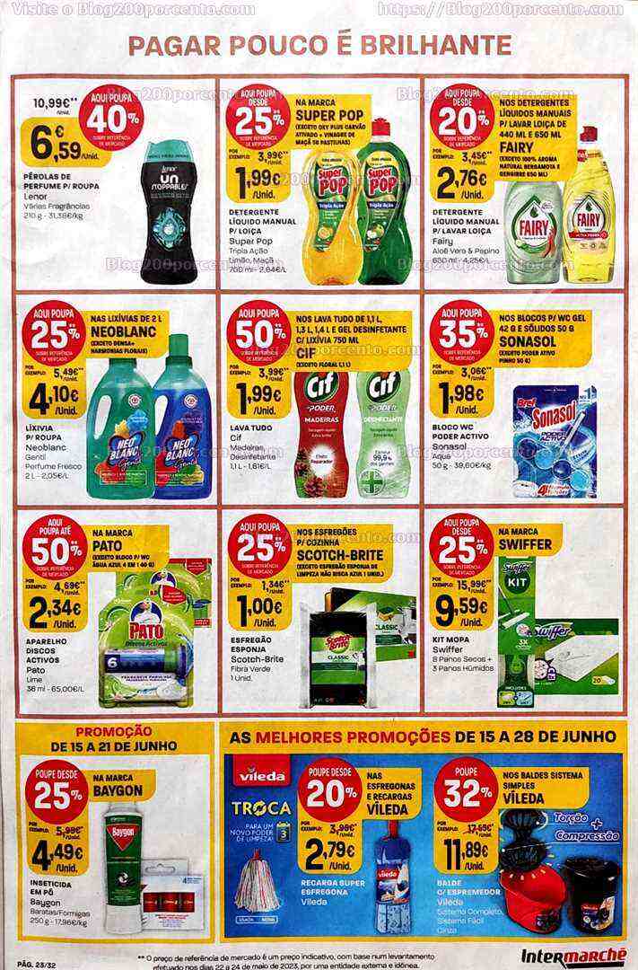 Antevisão Folheto INTERMARCHÉ Promoções de 15 a 21 junho