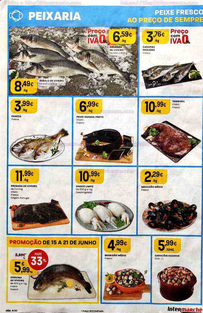 Antevisão Folheto INTERMARCHÉ Promoções de 15 a 21 junho