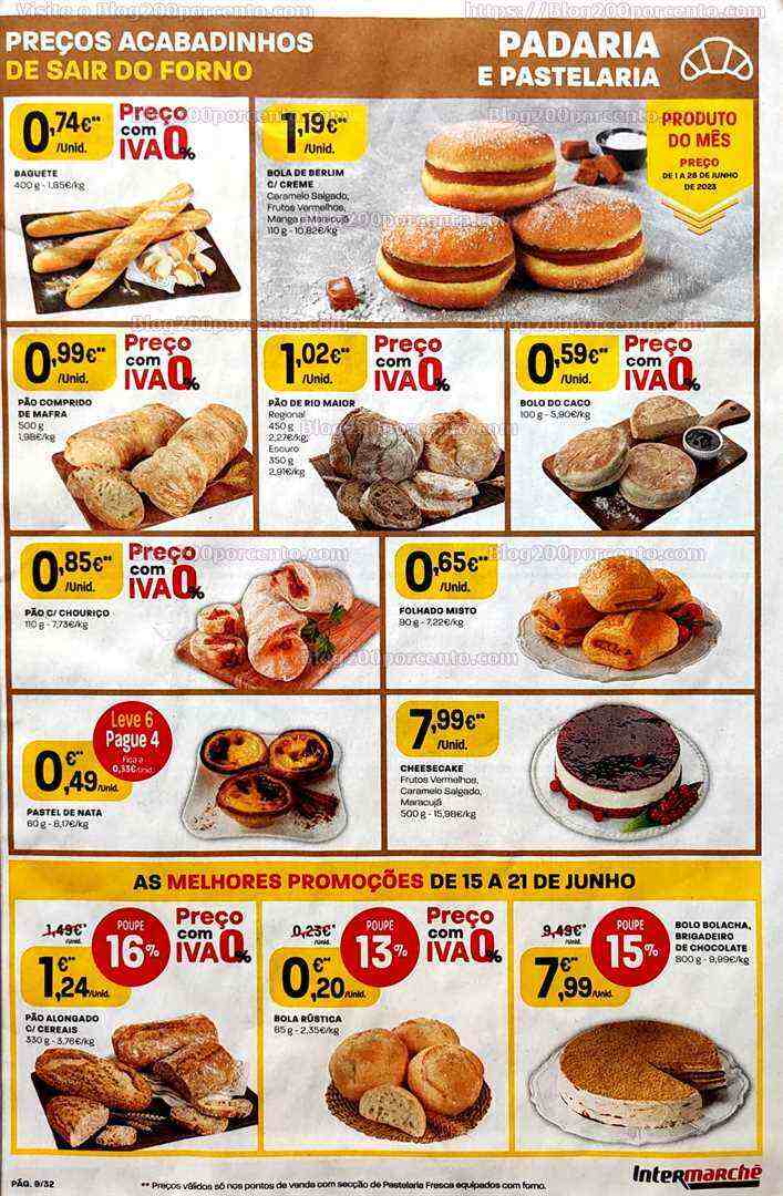 Antevisão Folheto INTERMARCHÉ Promoções de 15 a 21 junho