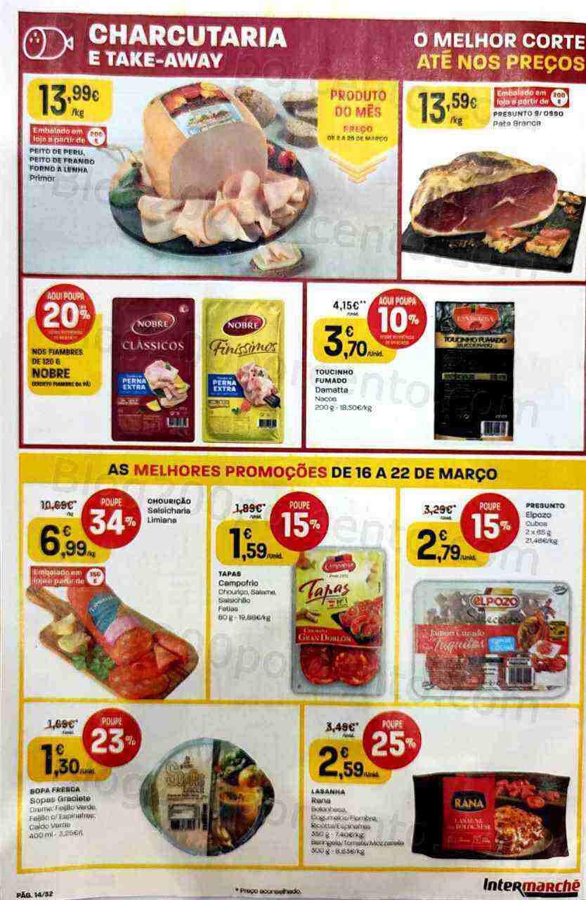 Antevisão Folheto INTERMARCHÉ Promoções de 16 a 22 março