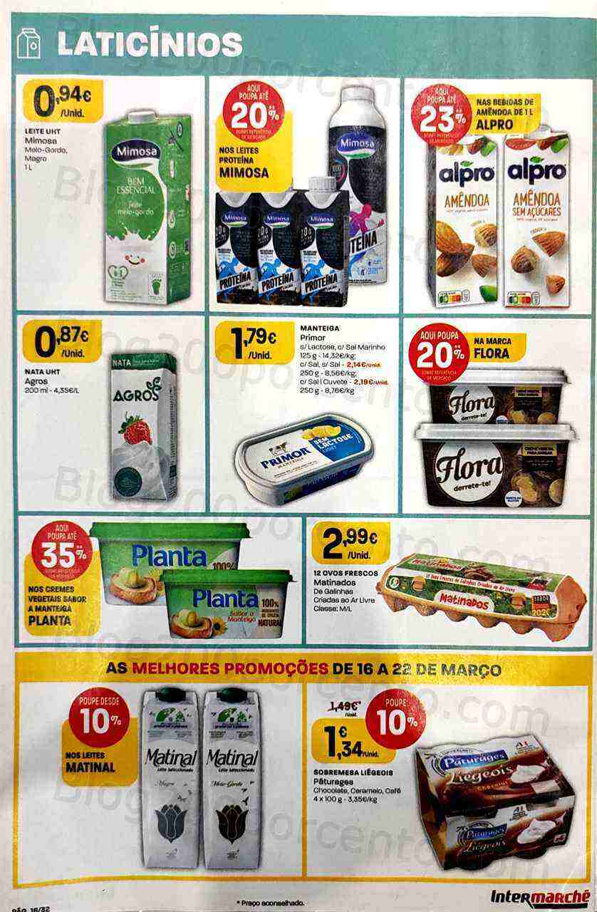 Antevisão Folheto INTERMARCHÉ Promoções de 16 a 22 março