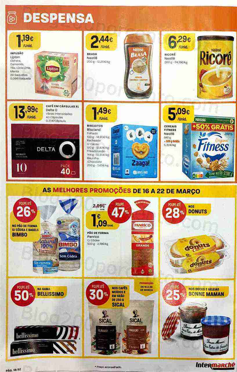 Antevisão Folheto INTERMARCHÉ Promoções de 16 a 22 março