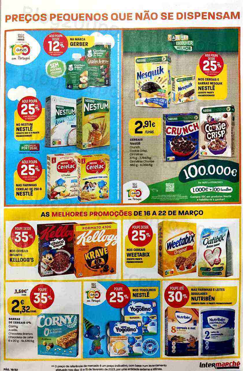 Antevisão Folheto INTERMARCHÉ Promoções de 16 a 22 março