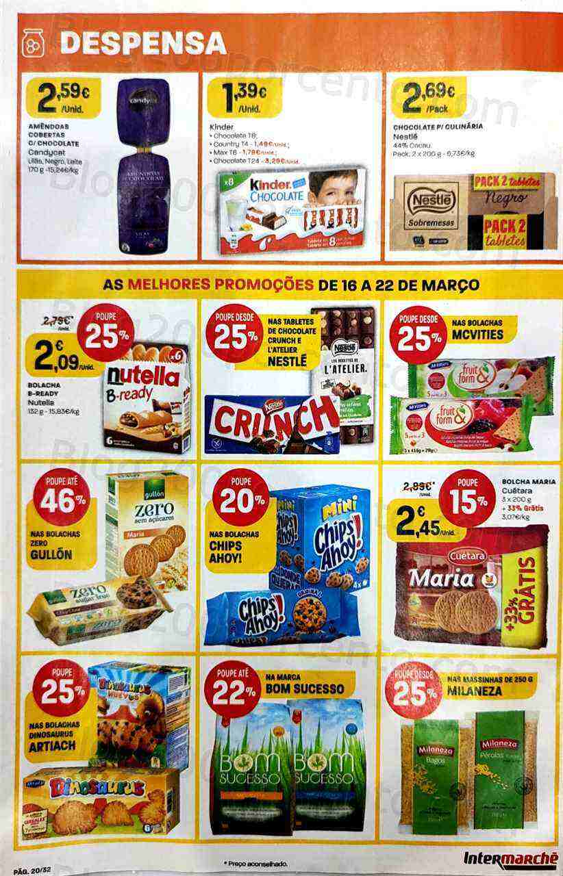 Antevisão Folheto INTERMARCHÉ Promoções de 16 a 22 março