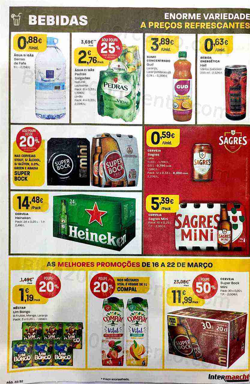 Antevisão Folheto INTERMARCHÉ Promoções de 16 a 22 março