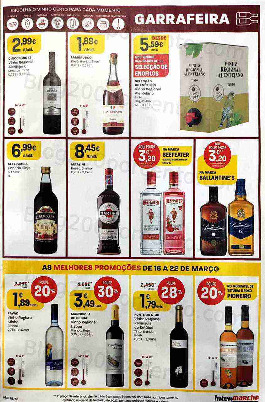 Antevisão Folheto INTERMARCHÉ Promoções de 16 a 22 março