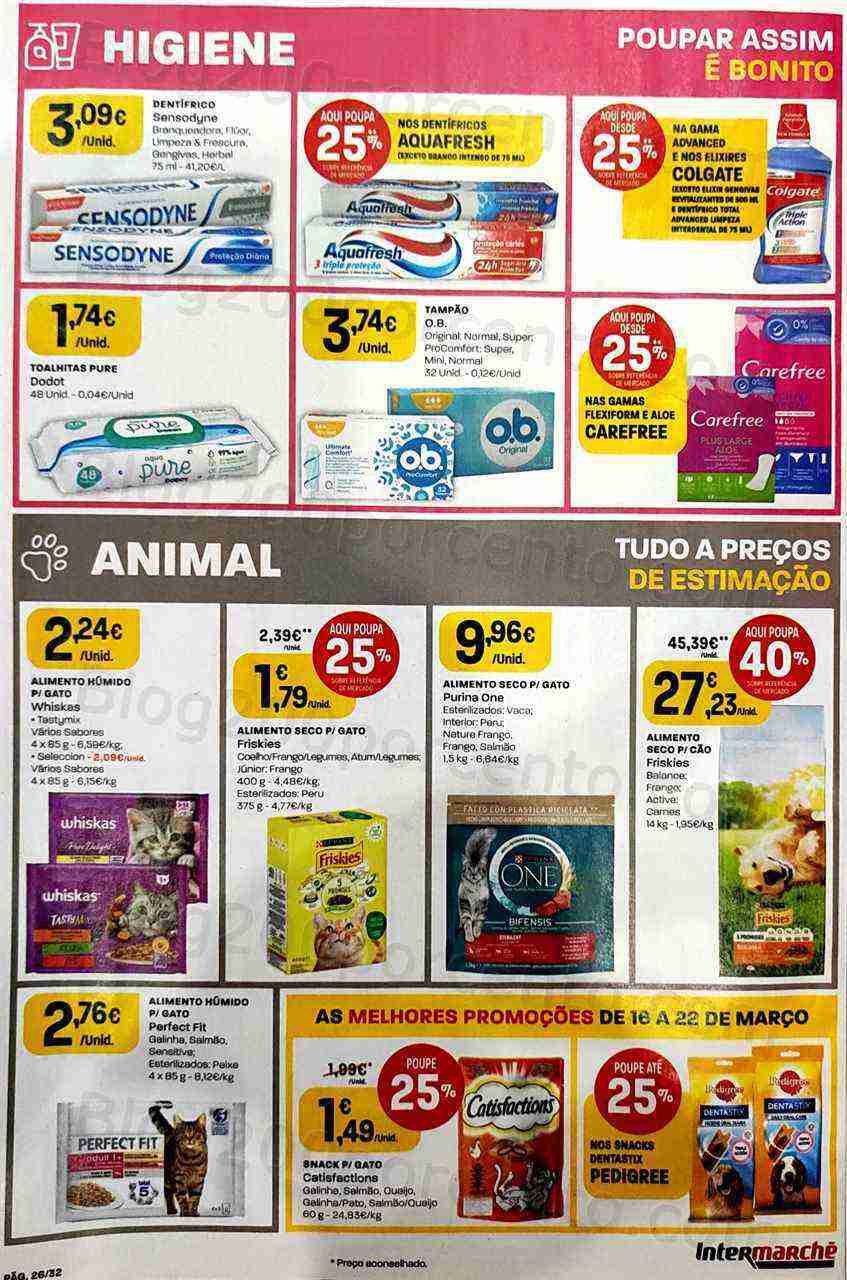 Antevisão Folheto INTERMARCHÉ Promoções de 16 a 22 março