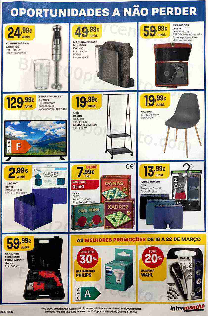 Antevisão Folheto INTERMARCHÉ Promoções de 16 a 22 março