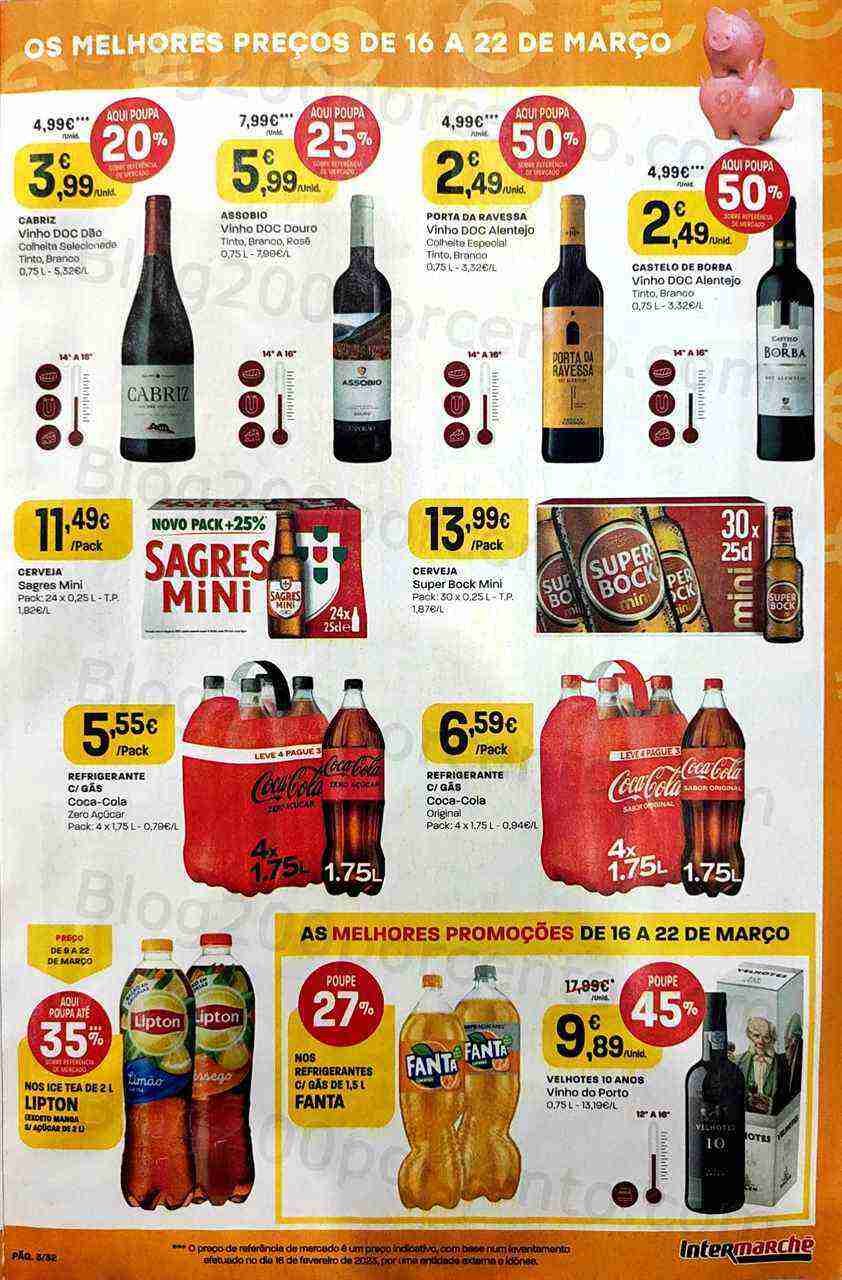 Antevisão Folheto INTERMARCHÉ Promoções de 16 a 22 março