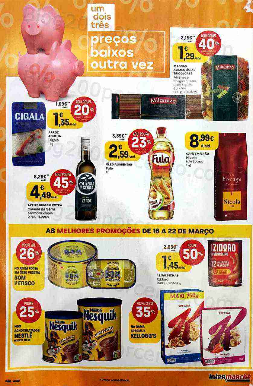 Antevisão Folheto INTERMARCHÉ Promoções de 16 a 22 março