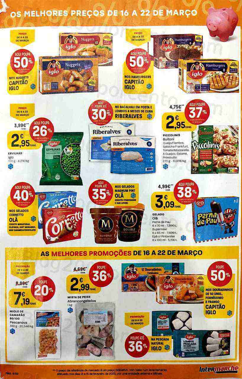 Antevisão Folheto INTERMARCHÉ Promoções de 16 a 22 março