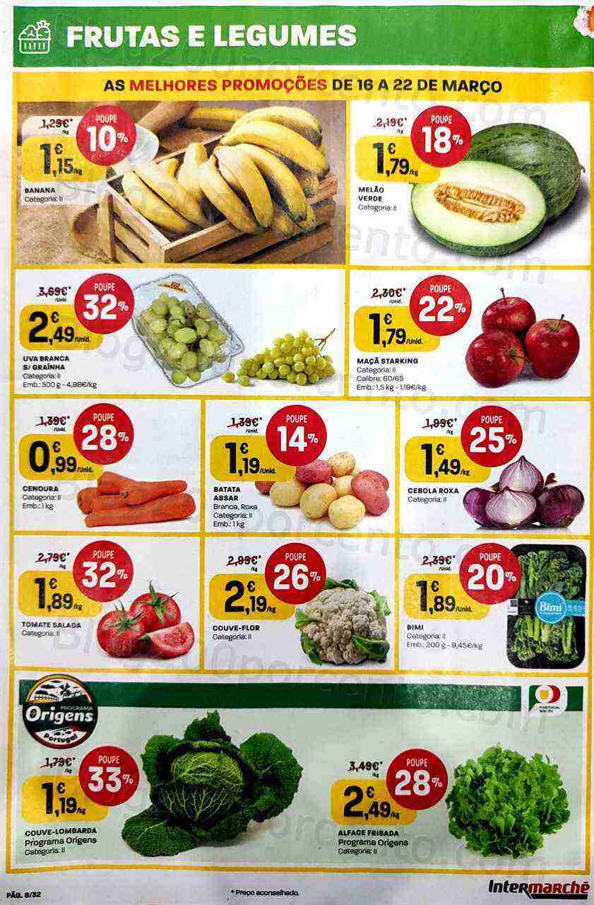 Antevisão Folheto INTERMARCHÉ Promoções de 16 a 22 março