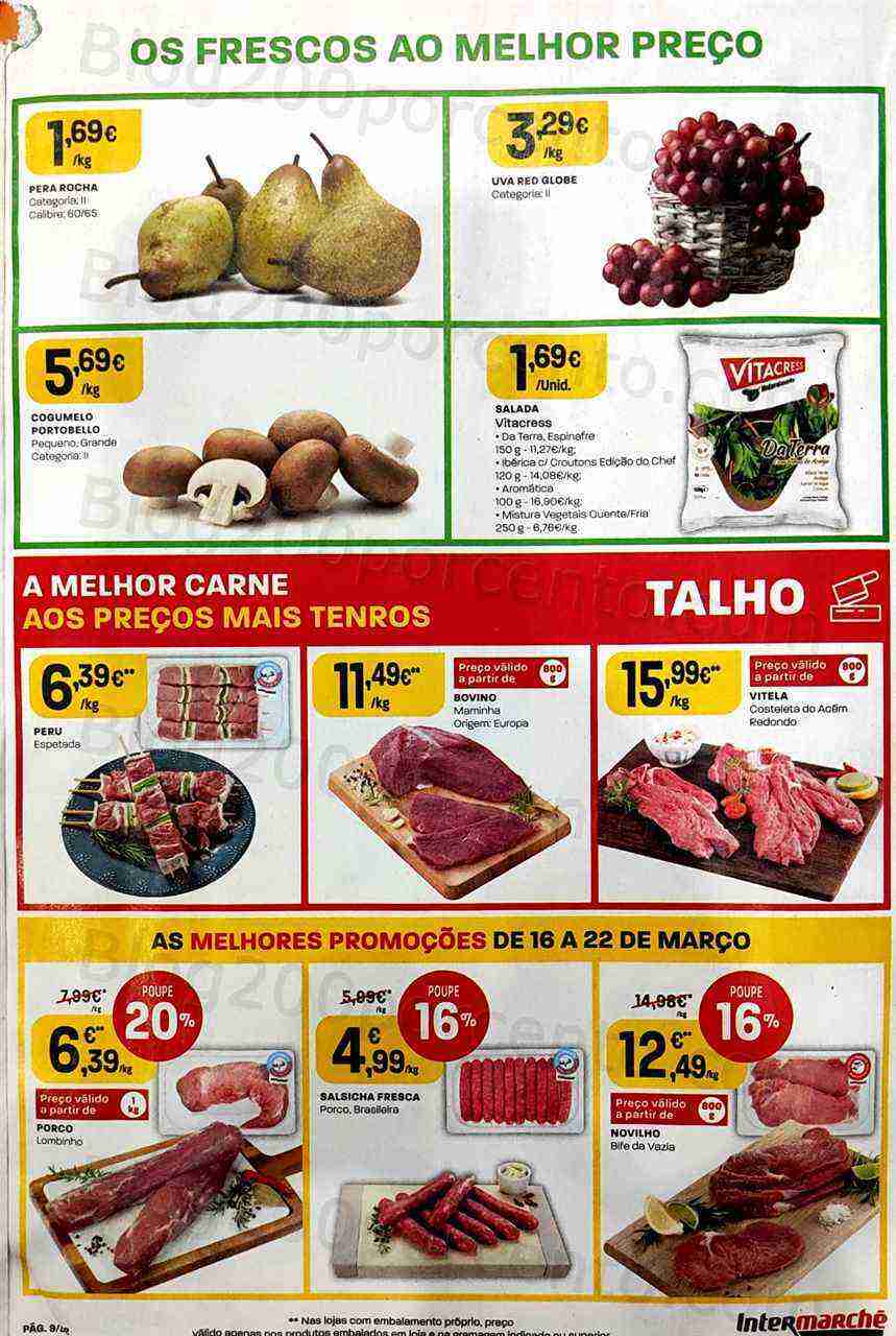 Antevisão Folheto INTERMARCHÉ Promoções de 16 a 22 março