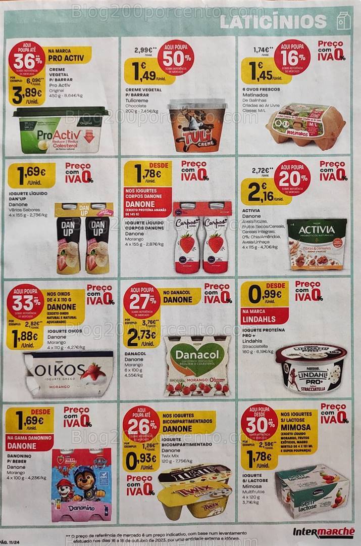 Antevisões Folheto INTERMARCHÉ Promoções de 16 a 22 novembro