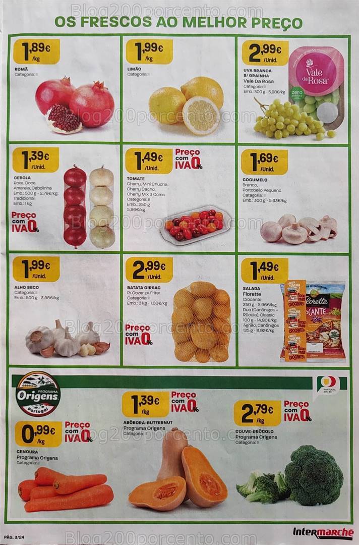Antevisões Folheto INTERMARCHÉ Promoções de 16 a 22 novembro