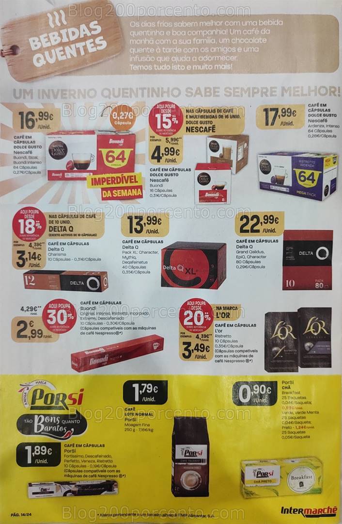 Antevisão Folheto INTERMARCHÉ Promoções de 18 a 24 janeiro