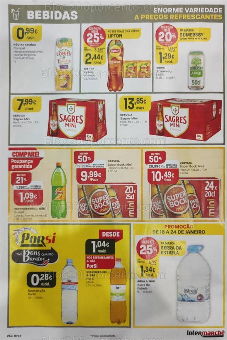 Antevisão Folheto INTERMARCHÉ Promoções de 18 a 24 janeiro