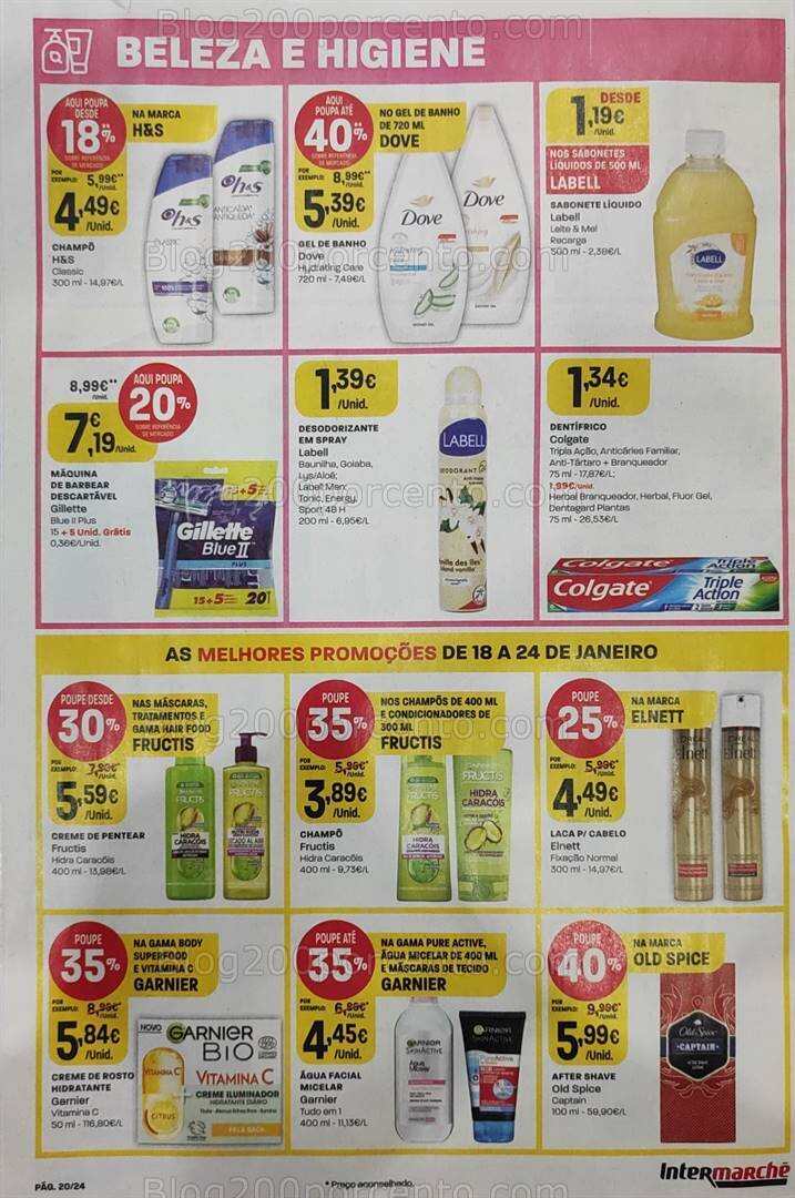 Antevisão Folheto INTERMARCHÉ Promoções de 18 a 24 janeiro