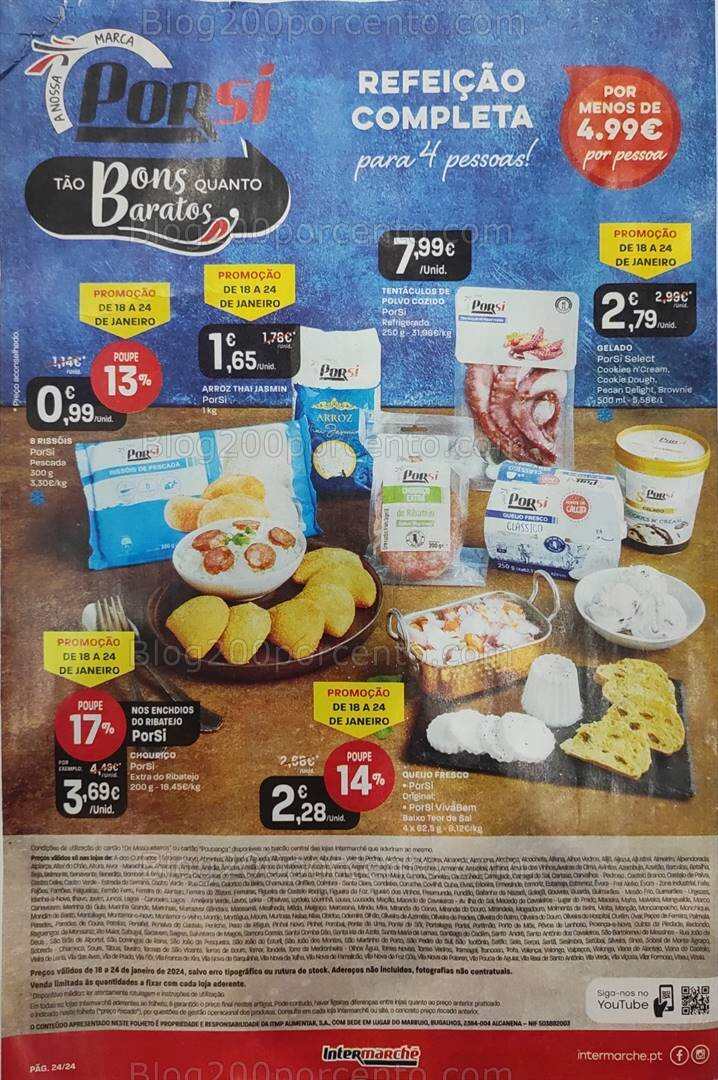 Antevisão Folheto INTERMARCHÉ Promoções de 18 a 24 janeiro
