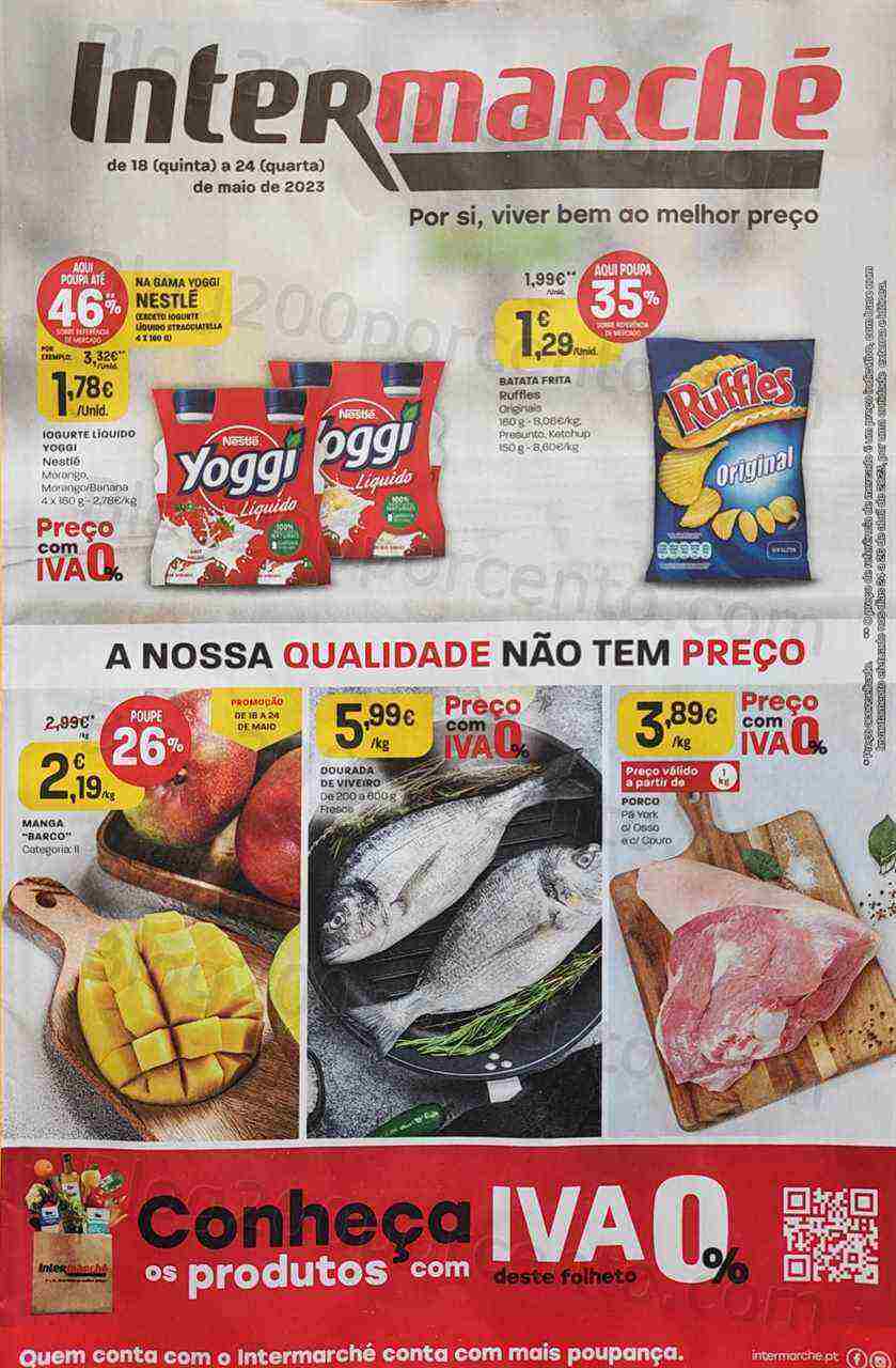 Antevisão Folheto INTERMARCHÉ Promoções de 18 a 24 maio