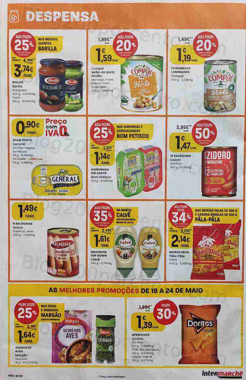 Antevisão Folheto INTERMARCHÉ Promoções de 18 a 24 maio