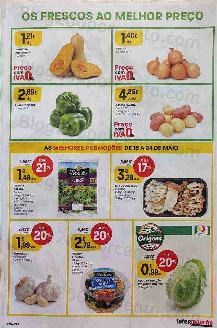 Antevisão Folheto INTERMARCHÉ Promoções de 18 a 24 maio