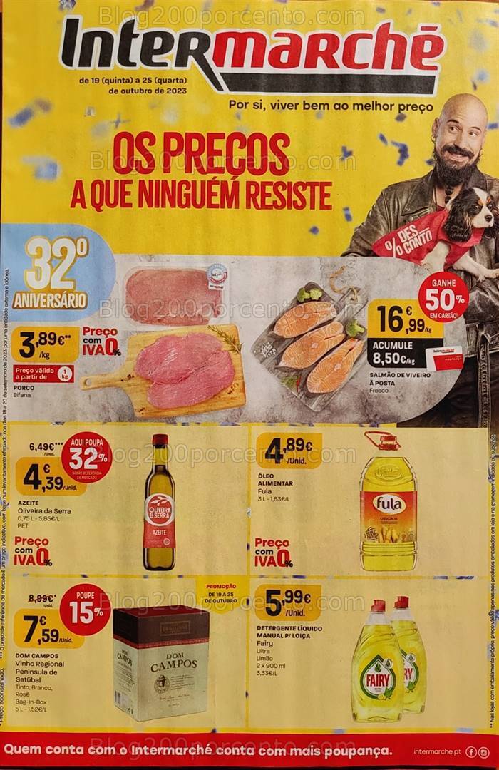 Antevisão Folheto INTERMARCHÉ Promoções de 19 a 25 outubro