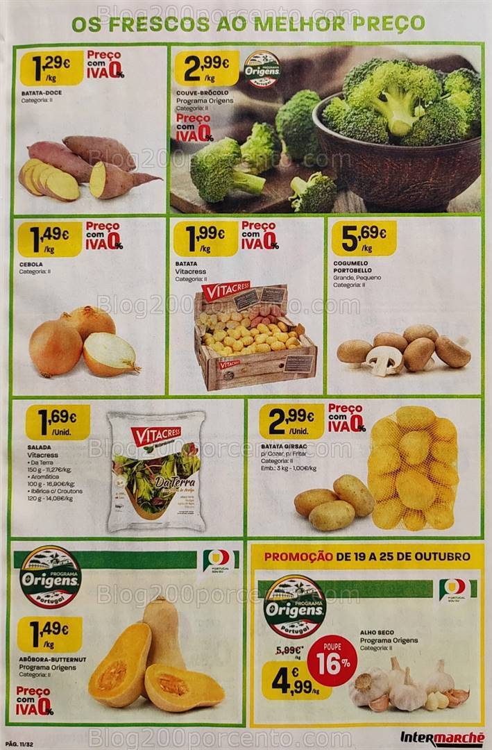 Antevisão Folheto INTERMARCHÉ Promoções de 19 a 25 outubro