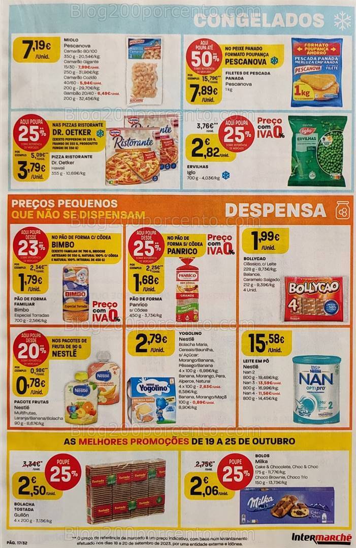 Antevisão Folheto INTERMARCHÉ Promoções de 19 a 25 outubro