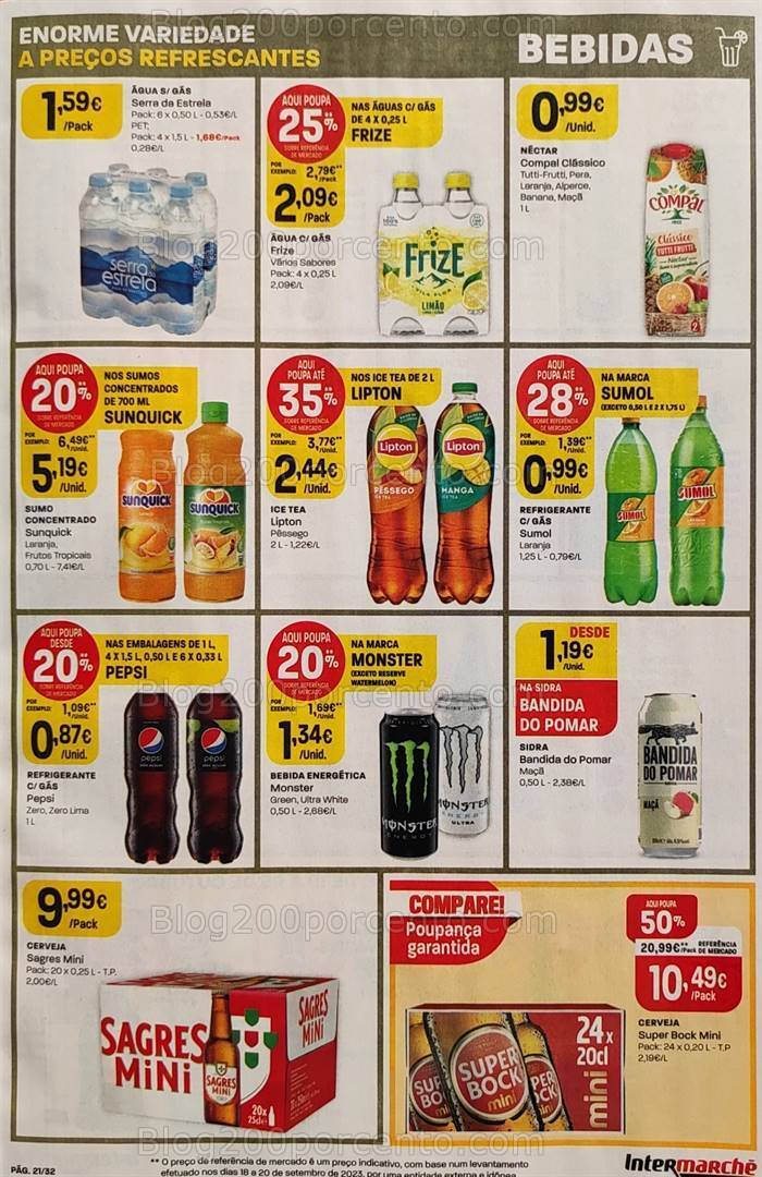 Antevisão Folheto INTERMARCHÉ Promoções de 19 a 25 outubro