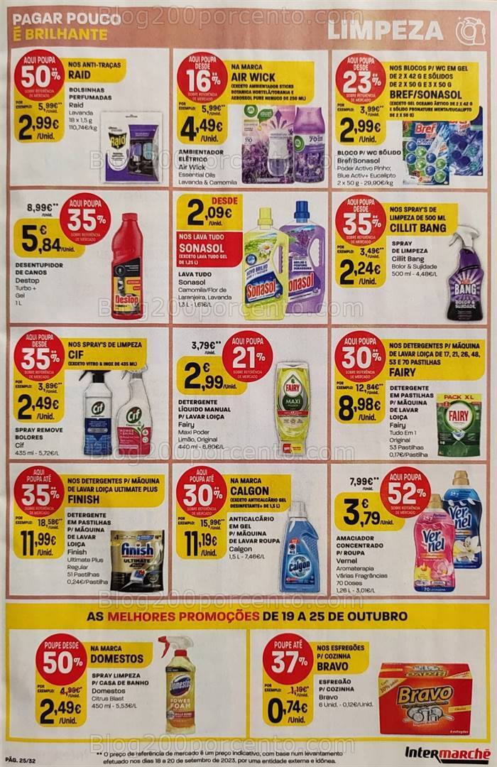 Antevisão Folheto INTERMARCHÉ Promoções de 19 a 25 outubro