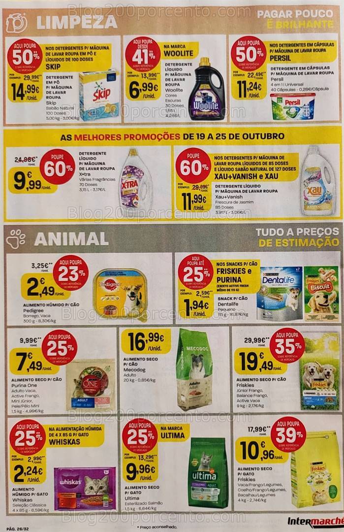 Antevisão Folheto INTERMARCHÉ Promoções de 19 a 25 outubro