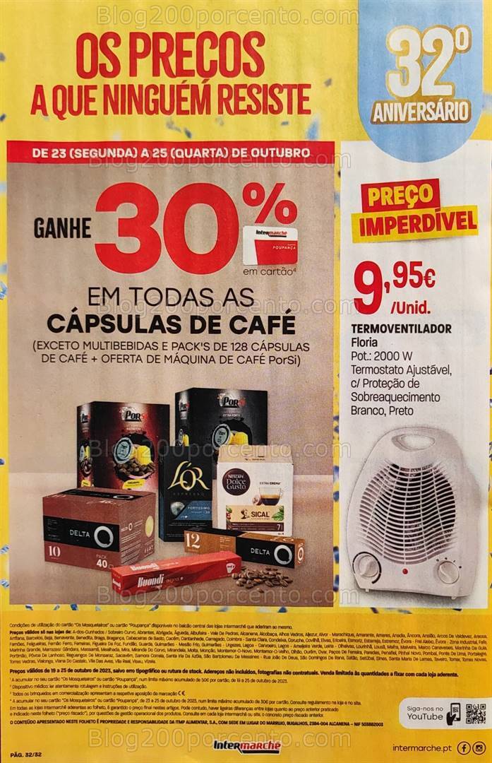 Antevisão Folheto INTERMARCHÉ Promoções de 19 a 25 outubro