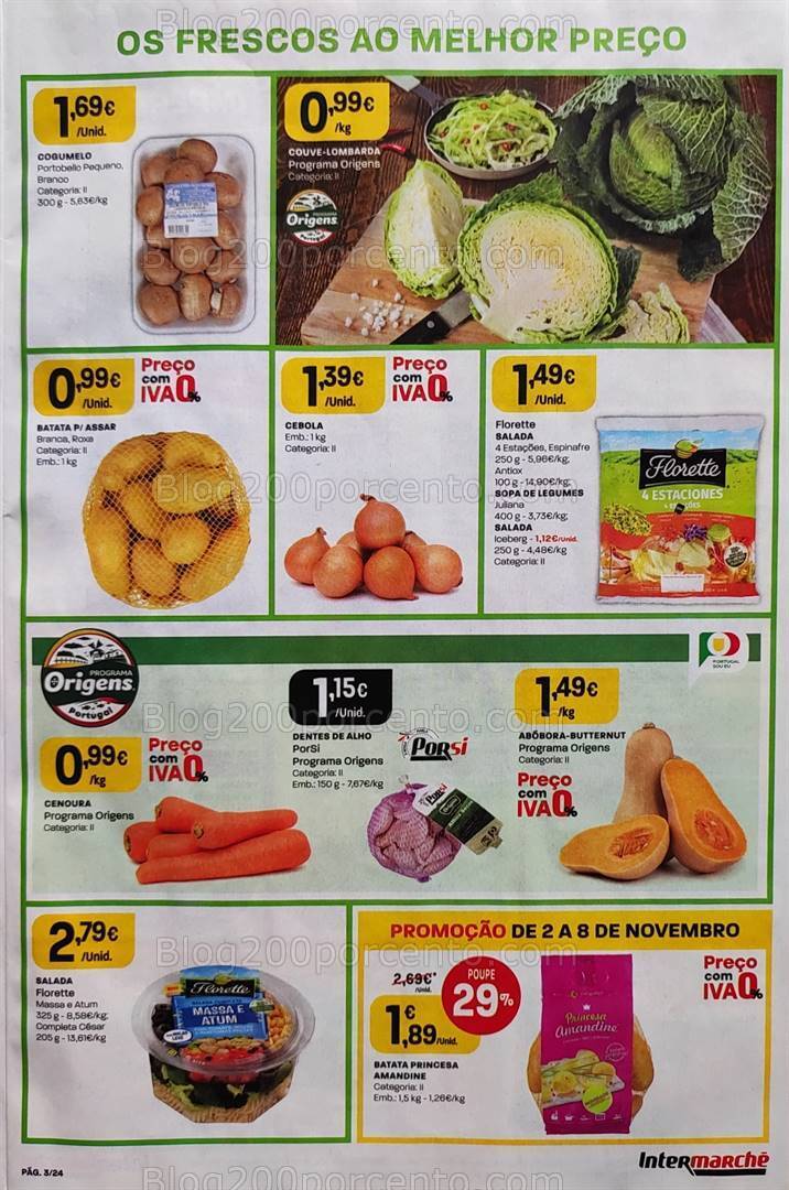 Antevisão Folheto INTERMARCHÉ Promoções de 2 a 8 novembro