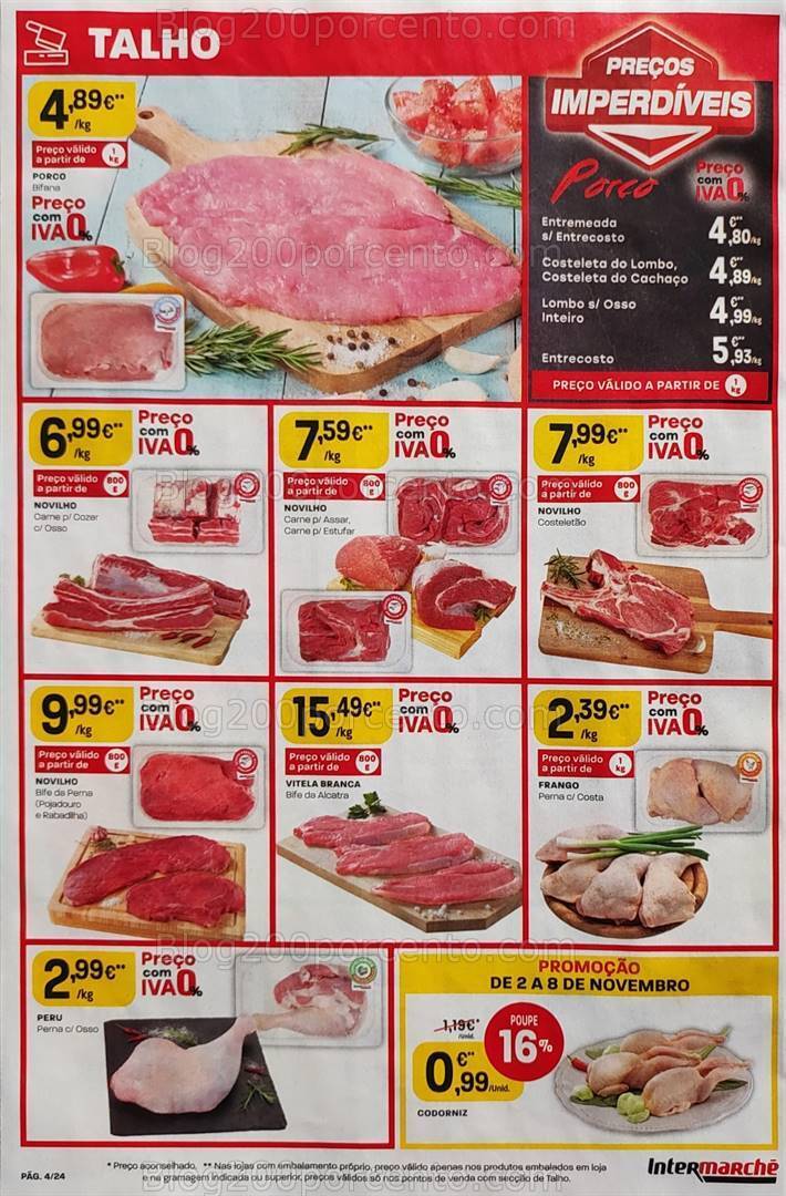 Antevisão Folheto INTERMARCHÉ Promoções de 2 a 8 novembro