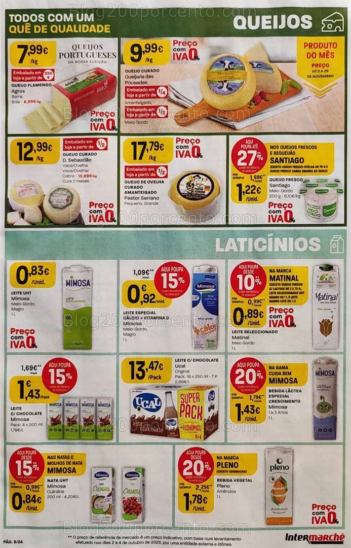 Antevisão Folheto INTERMARCHÉ Promoções de 2 a 8 novembro
