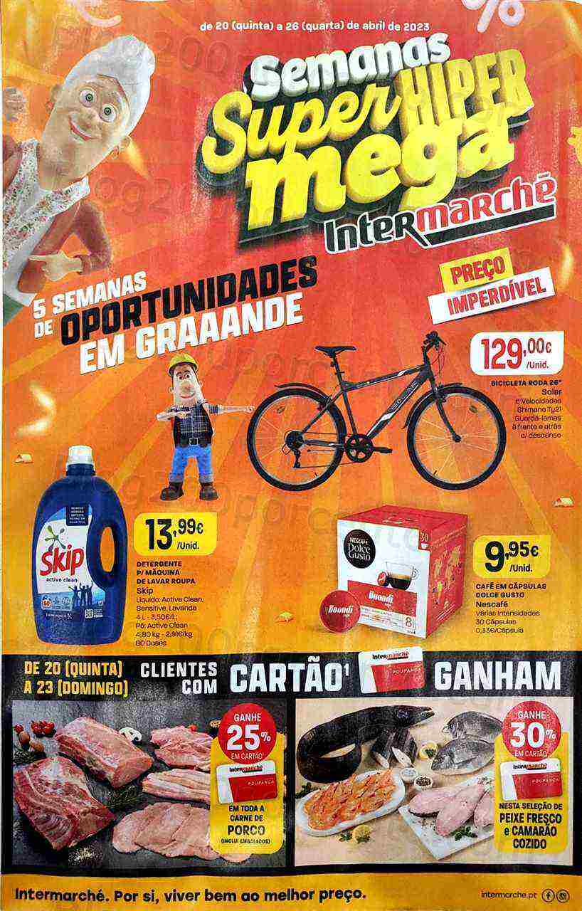 Antevisão Folheto INTERMARCHÉ Promoções de 20 a 26 abril