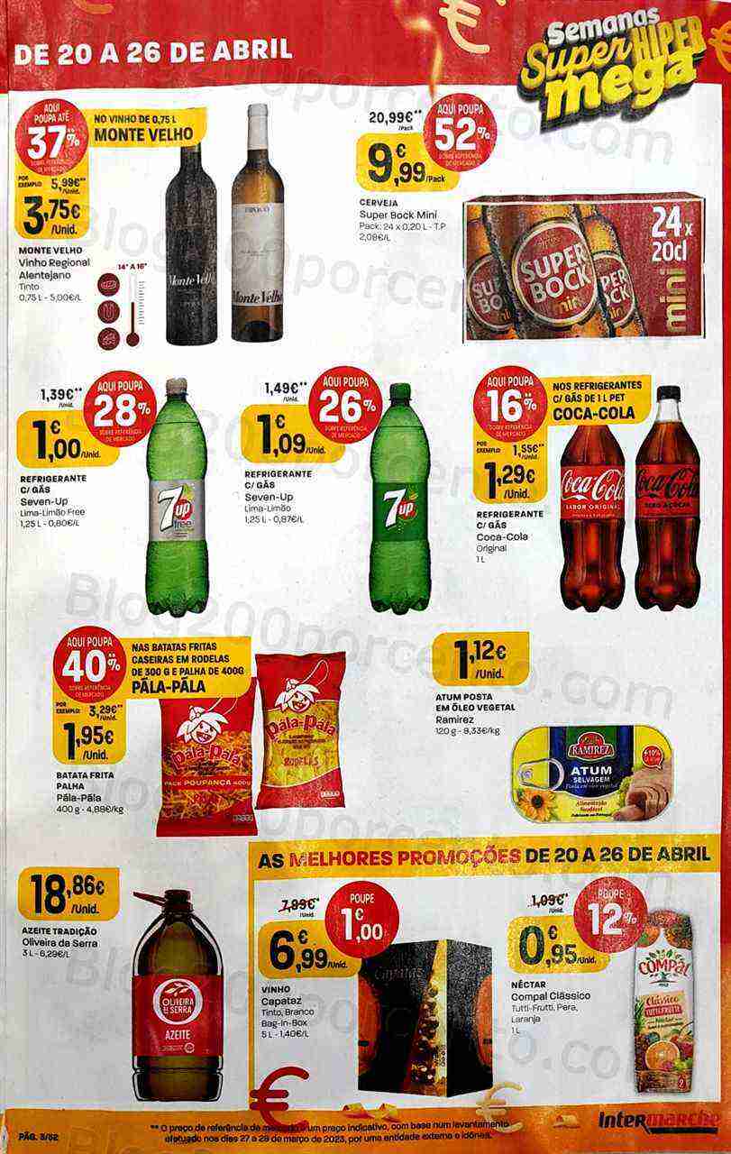 Antevisão Folheto INTERMARCHÉ Promoções de 20 a 26 abril