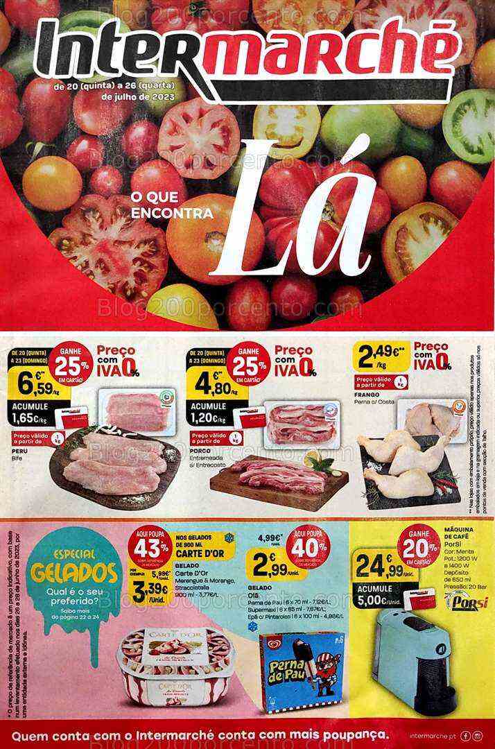 Antevisão Folheto INTERMARCHÉ Promoções de 20 a 26 julho