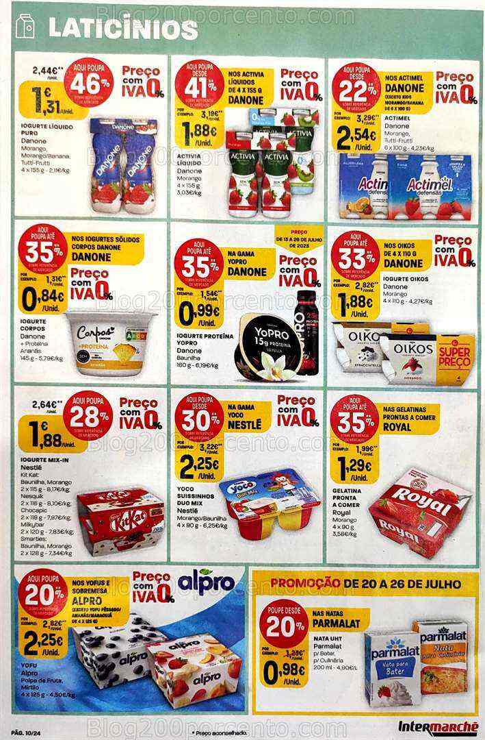 Antevisão Folheto INTERMARCHÉ Promoções de 20 a 26 julho